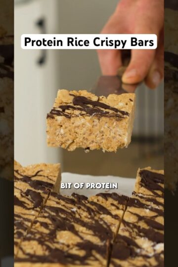 How to Make these ‘Protein Rice Crispy Bars’ 🤤
