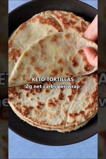 Almond Flour Tortillas (Keto – 2g net carbs!)