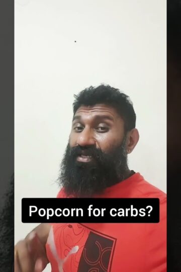 popcorn for carbs? #shorts #popcorn #fatloss