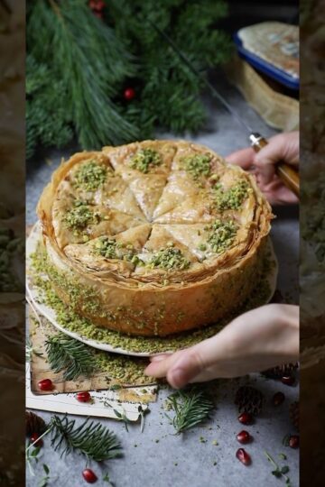 Baklava Cheesecake❤️ #food #dessert