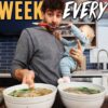 how I cook every meal for the week (family of 4)
