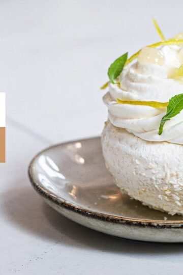 Le pavlova citron vert coco | Yann Couvreur