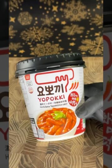 ASMR First Try: Yopokki Hot & Spicy Rice Cakes 🌶️ | Super Chewy & Fiery 🥵 #shorts #asmr