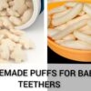 Puffs Recipe// Homemade Baby Puffs recipe//  Teething wafers Recipe //Snacks// Rice crackers  recipe