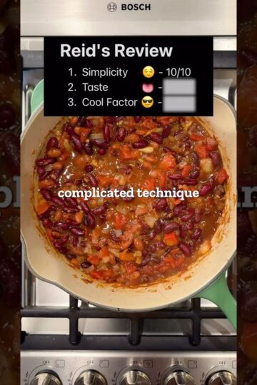 New York Times Top 50 Recipes | Vegetarian Skillet Chili by Melissa Clark (#41)