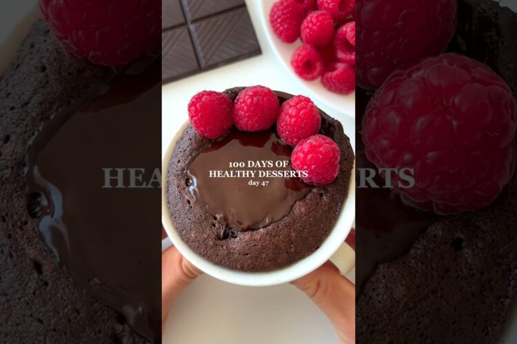 Healthy High-protein Dessert or Snack Idea: 1-minute Mug Cake🤩 #healthyrecipe #highprotein