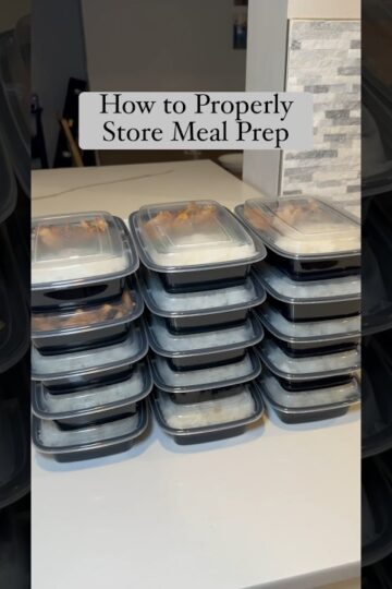 How to Store Meal Prep