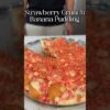 EASY STRAWBERRY CRUNCH BANANA PUDDING #Shorts