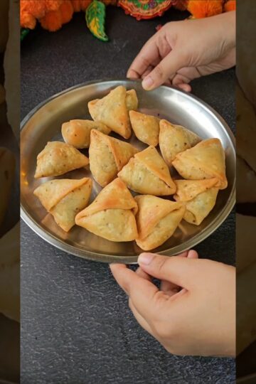 Mini Teatime Samosa Recipe #viralvideo #recipe #food #snacks #evening #cooking #shorts #cookingvlog