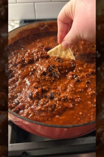 The easiest award winning chili *no onions*