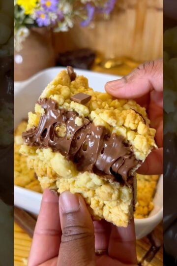 Gâteau crumble nutella