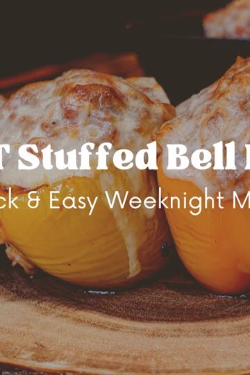 THE BEST STUFFED BELL PEPPERS YOU WILL EVER MAKE! | EASY 30 MINUTE WEEKNIGHT MEAL