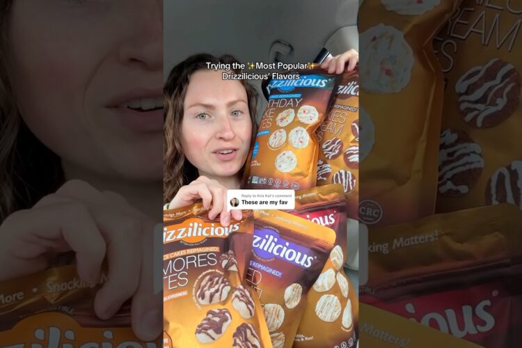 trying the viral drizzilicious rice cake snacks 🤔 #drizzilicious #healthysnacks #ricecake