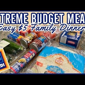 💵 ALDI BUDGET FAMILY MEALS // $5 DINNERS, KID FRIENDLY