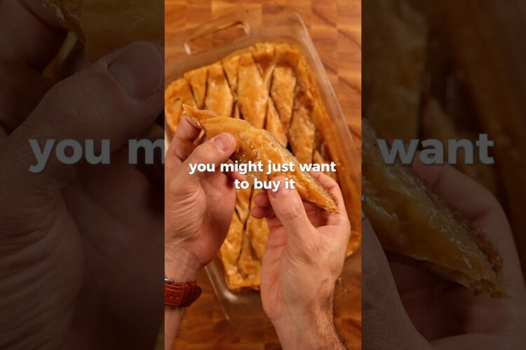white dude makes baklava for the first time #turkish #greek #baking #dessert