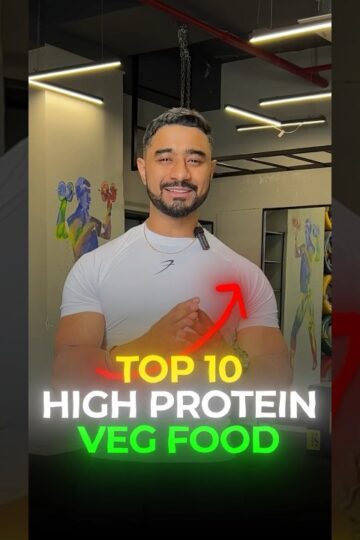 Top-10 High Protein Veg food 🍲! #protien #food #diet #vegan #top