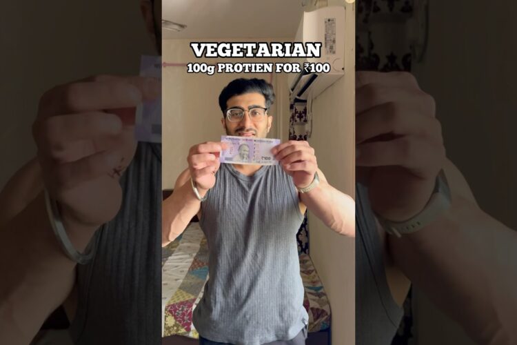 100g Protein in ₹100 - Veg ✅ #fitness #highprotein #healthydiet #diet #nutritionist #food #shorts