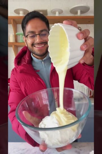 NO EGGS, NO CREAMCHEESE BAKED CHEESECAKE #shorts #cheesecake