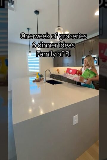 One week of groceries and 6 dinner ideas! #mealplan #mealplanning #groceryhaul #groceryshopping