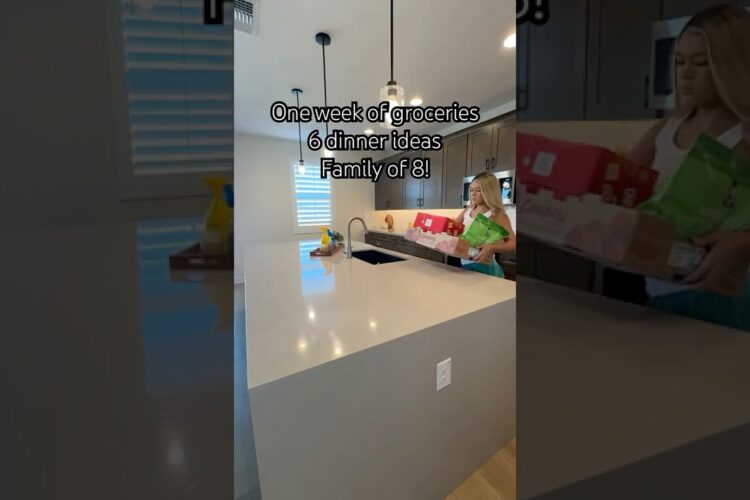 One week of groceries and 6 dinner ideas! #mealplan #mealplanning #groceryhaul #groceryshopping