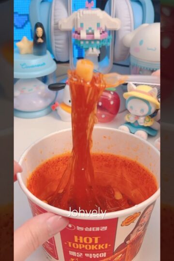 Korean Spicy Rice Cake 🌶️😍 #asmr#tteokbokki#foodie