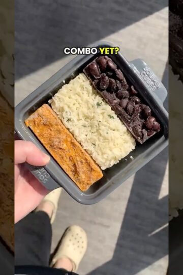Burrito bowl frozen meal cubes