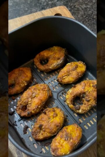 Fish Fry in Air Fryer | fry fish without any oil #fishfry #fish #airfryer #airfryerrecipes #shorts