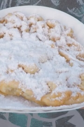 FAMOUS FUNNEL CAKE in Atlantic City(boardwalk foods)