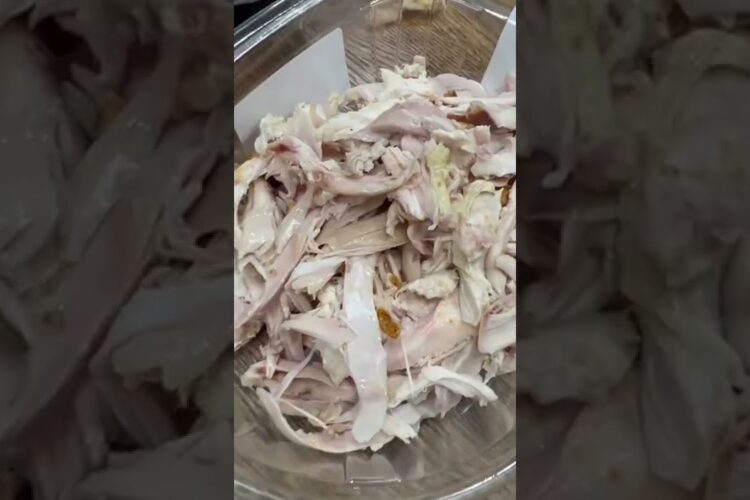 Getting the most out of the $5 Rotisserie Chicken #shorts #budget #grocery #mealprep #dinner