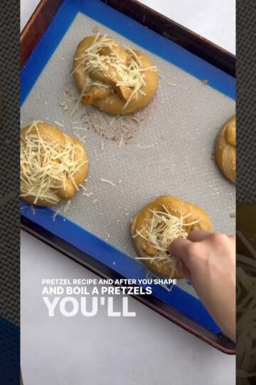 Recreating cheesy mall pretzels at home!