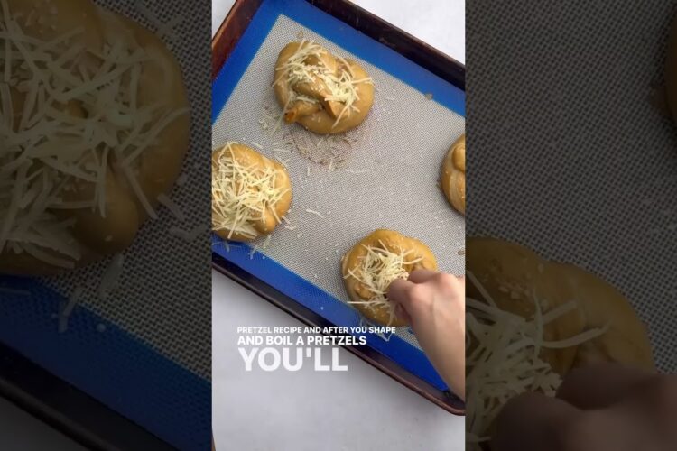 Recreating cheesy mall pretzels at home!