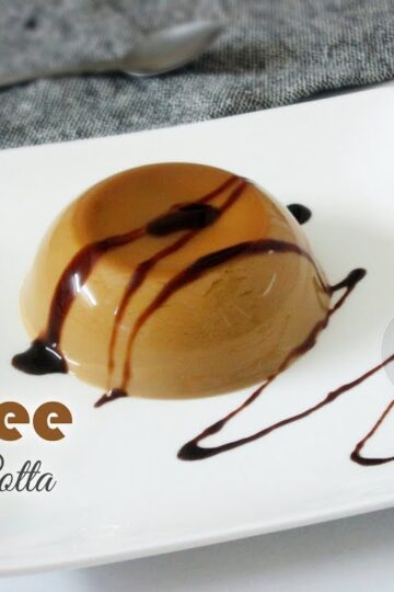 Coffee Panna Cotta | Italian dessert Coffee Panna Cotta Recipe