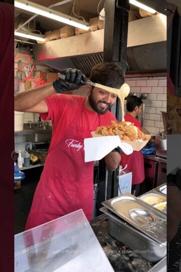 Funky Chips Camden Stables Market Street Food London