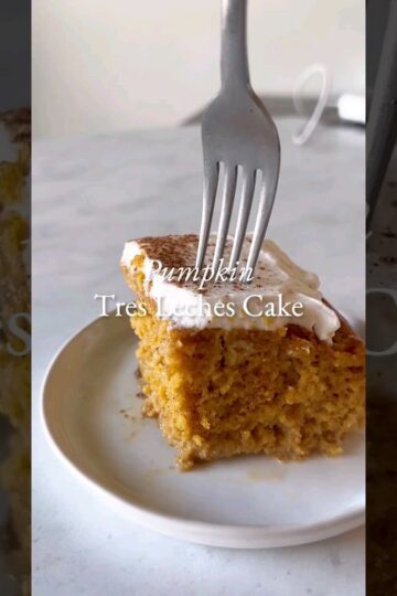 Pumpkin Tres Leches Cake