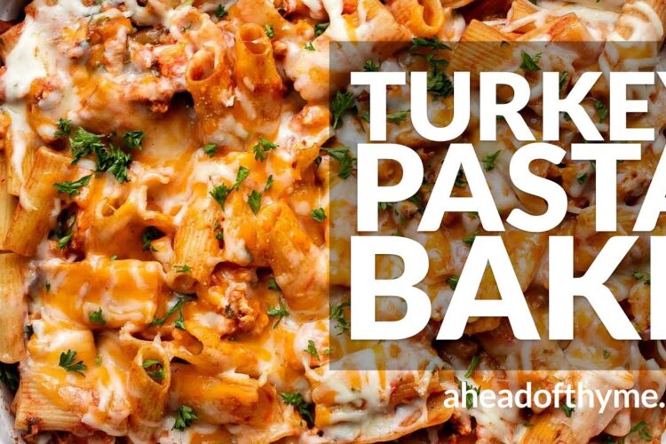 Ground Turkey Pasta Bake