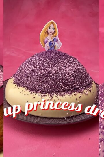 Pull me up cake -Tsunami Cake - Tiktok Foodiebeats Cake - Tsunami Disney Tangled Princess Dress Cake