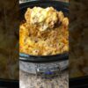 A family favorite! Taco Casserole in the crockpot. #tacos #casserole #crockpot #easyrecipe