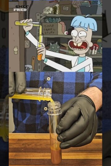 Rick's Reality Bending No-Bake Brownie Theory!🍫 #shorts #rickandmorty #brownies #cartoonnetwork