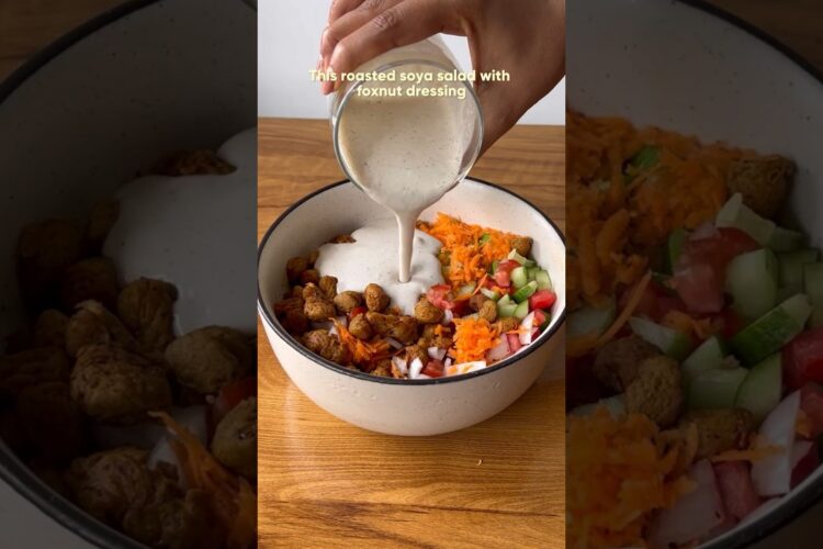 Day 13/30 of easy salad recipes #recipe #salad #fitness #proteinsalad #viral