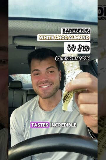 Barebells White Chocolate Almond - Protein Bar Review