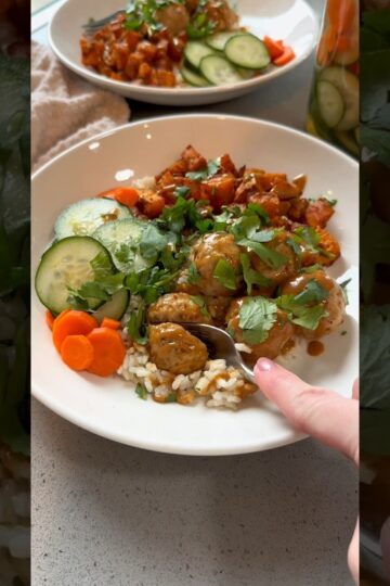 Turning $60 into 20 healthy meals — Part 2! Recipe in description #groceryshopping #mealprep