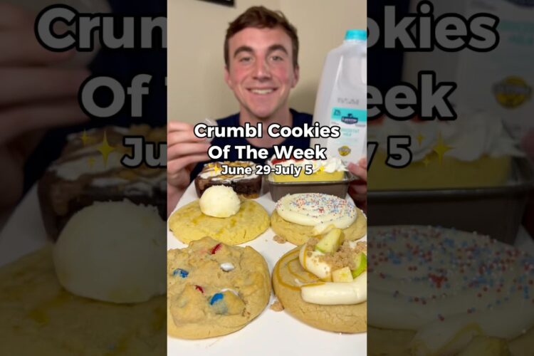 Trying Every Crumbl Cookie Of The Week #crumbl #crumblecookie #crumblecookiereview