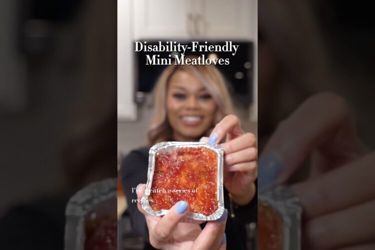 Disability friendly Mini Meatloaves #meatloaf #recipe in description box