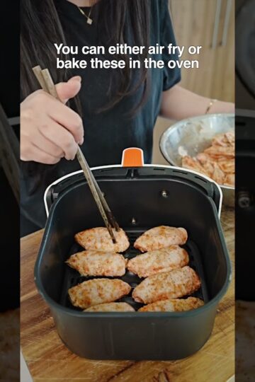 HONEY GARLIC CHICKEN WINGS - air fryer & oven friendly recipe 😍