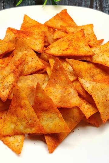 Nachos Recipe using Rice Flour | Unique Nachos Recipe | Nachos Recipe Without Cheese Powder |