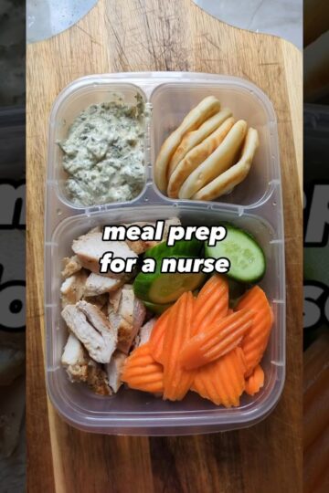 ✨meal prep for a nurse✨This is what I meal prep for my wife for two 12-hour shifts at work.