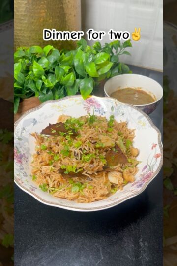 Day163-Dinner for two✌️Khade Masale Ke Pulao #dinner #dinnerideas #recipe #foodvlog #food #shorts #i