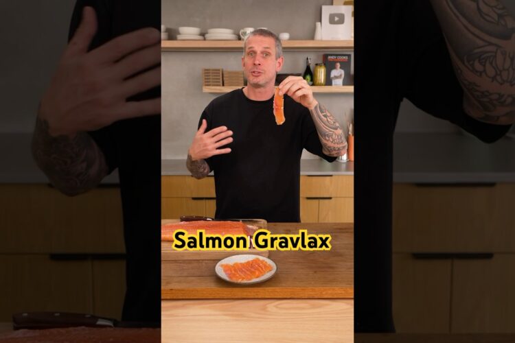 Salmon Gravlax - only 4 ingredients
