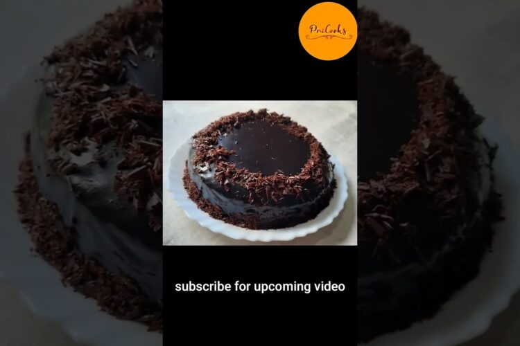 CHOCOLATE CAKE: EGGLESS, WITHOUT OVEN, COCOA POWDER, MAIDA #shorts #youtubeshorts #chocolatecake