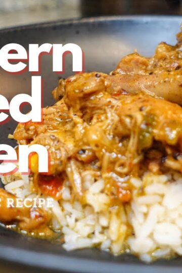 THE BEST EVER SOUTHERN STYLE STEWED CHICKEN & RICE | ONE POT MEAL | EASY RECIPE TUTORIAL